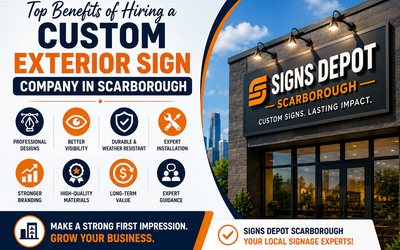 Top Benefits of Hiring a Custom Exterior Sign Company in Scarborough