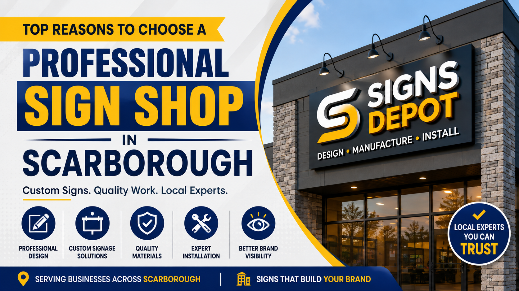 Professional Sign Shop in Scarborough
